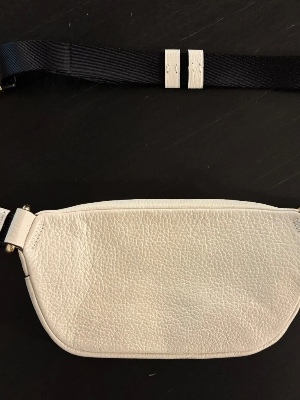Coach Mini Belt Bag - Off White Leather